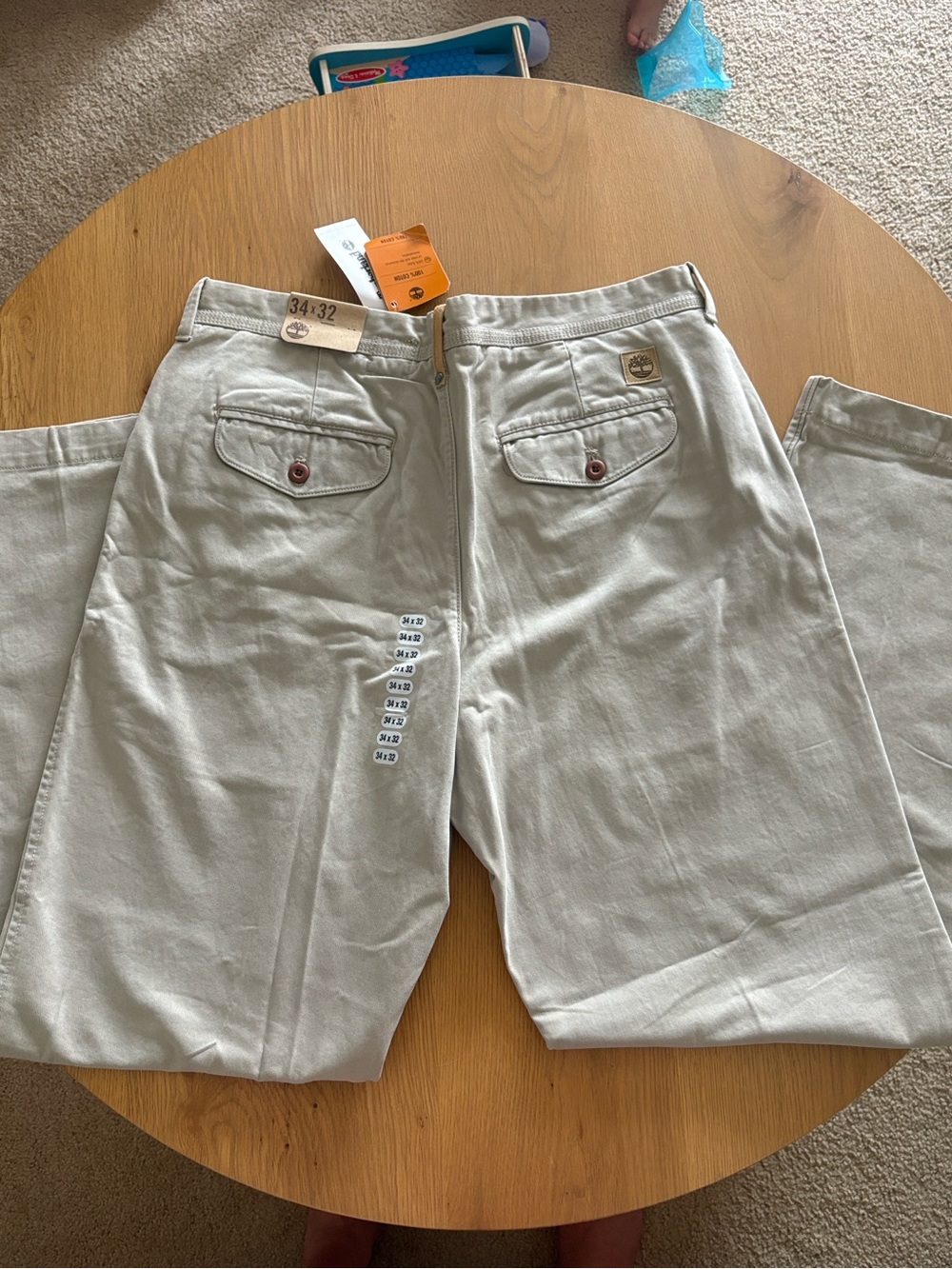 NWT Timberland Light Khaki Straight Fit Chino Pants
